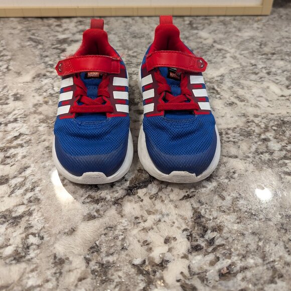 Adidas x MarvelToddler Fortarun 2.0 Running Shoes SZ 7.5K - Picture 2 of 6